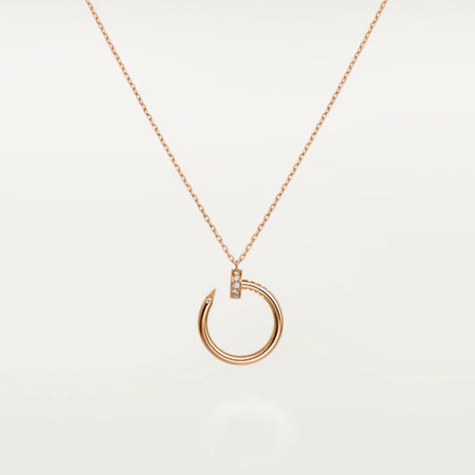 Pomuse JUSTE NECKLACE PINK GOLD