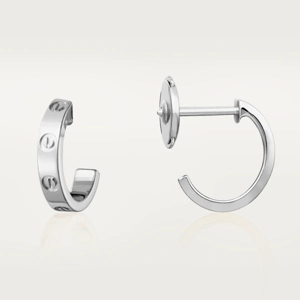 Pomuse LOVE EARRINGS 2.65MM SILVER