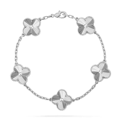 Pomuse CLOVER SILVER 5 MOTIFS BRACELET