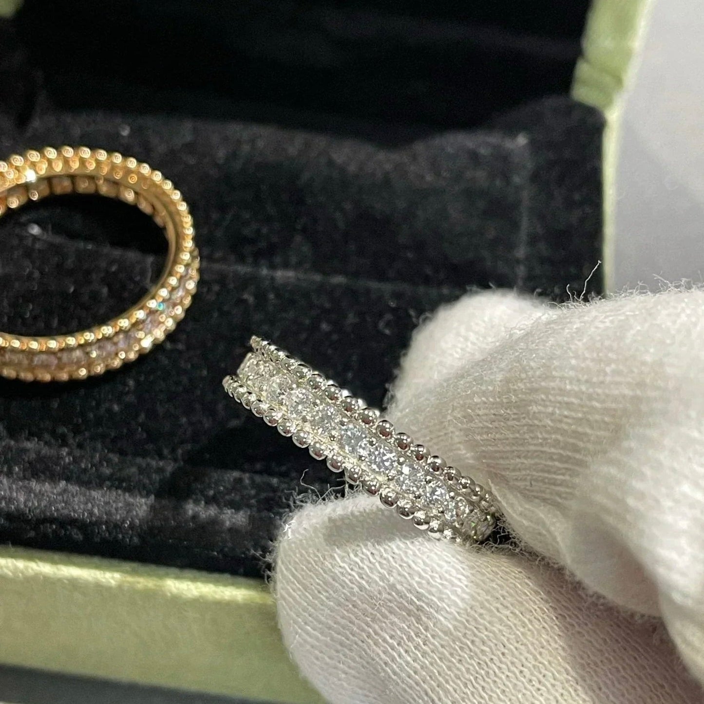 Pomuse PERLEE DIAMOND SILVER RING
