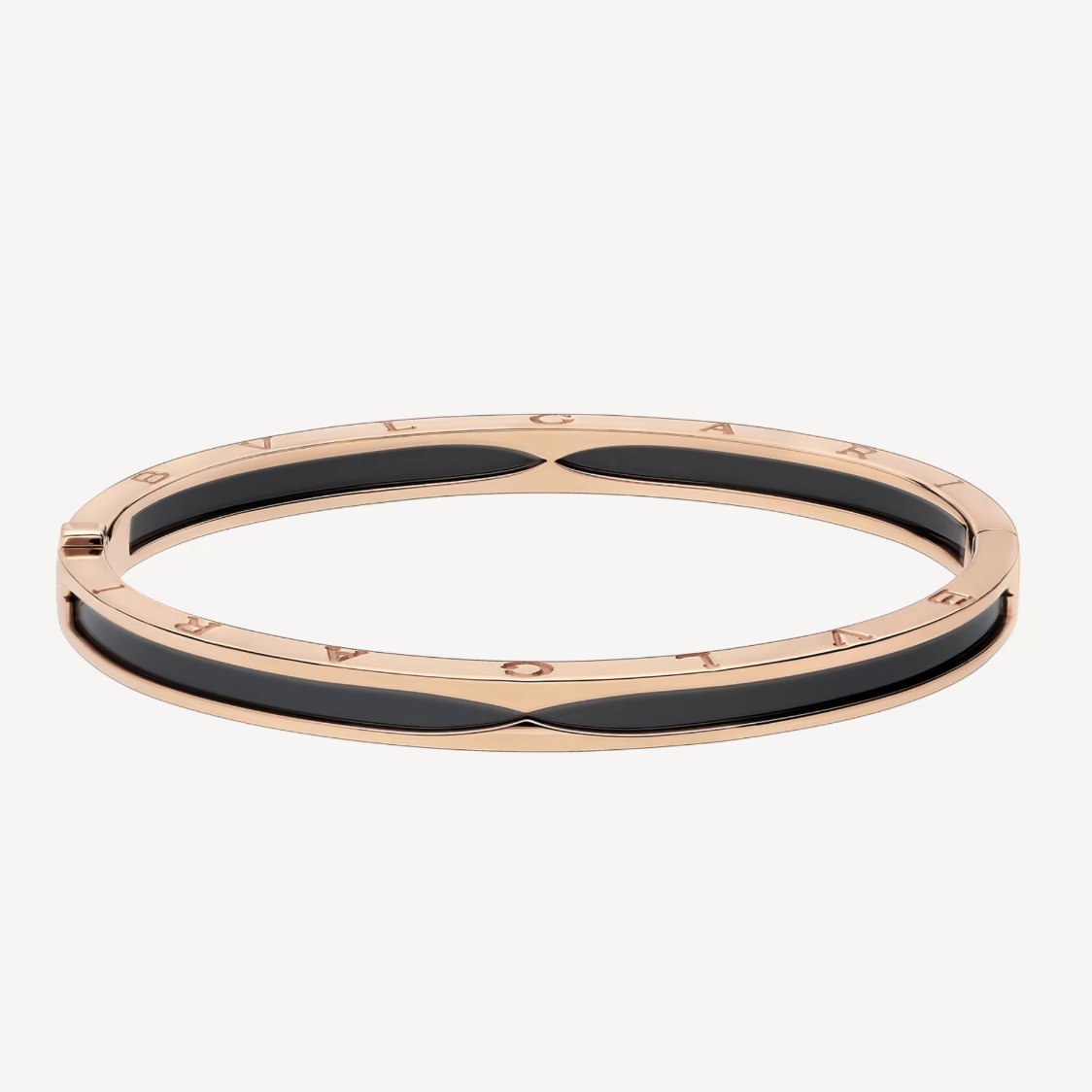 Pomuse ZERO 1 PINK GOLD WITH BLACK CERAMIC BRACELET