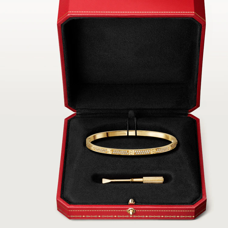 Pomuse LOVE BRACELET 3.65MM DIAMOND-PAVED