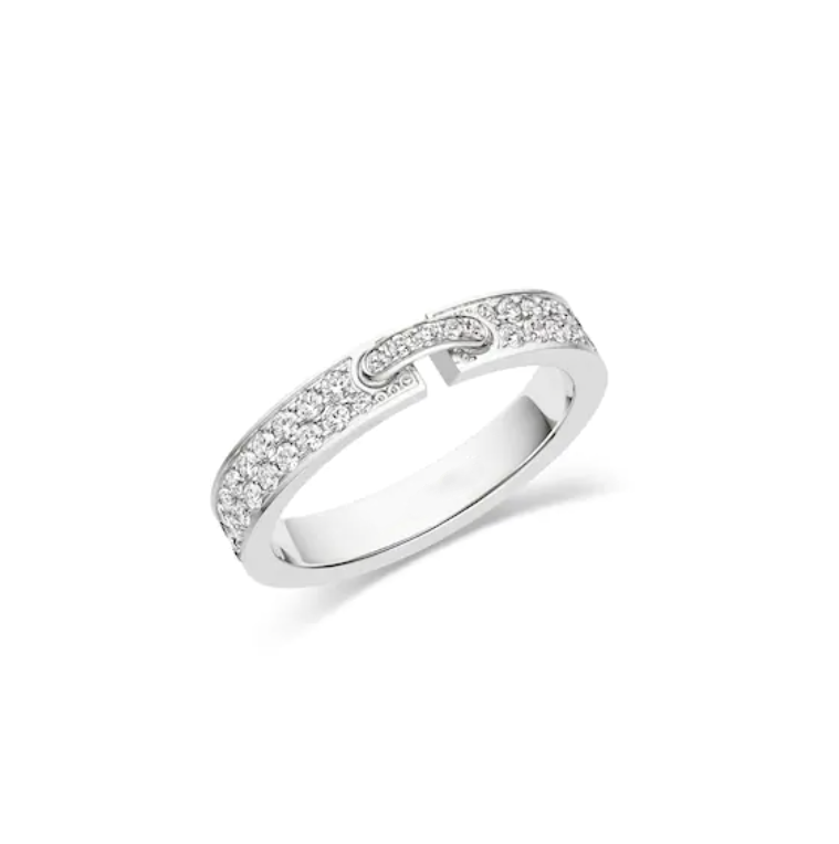Pomuse ALLIANCE LIENS VIDENCE PAVED DIAMOND 4MM RING