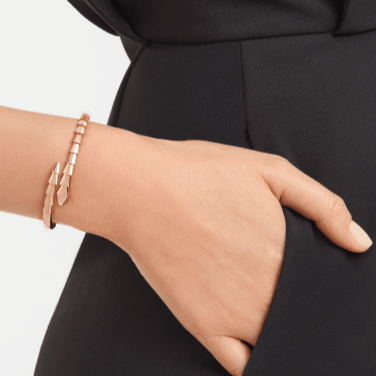 Pomuse SERPENTI VIPER PINK GOLD BRACELET