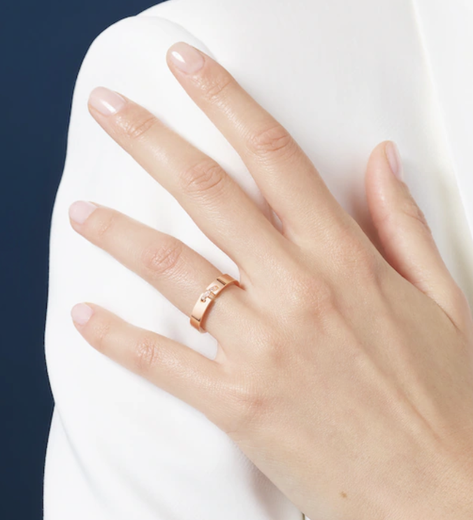 Pomuse ALLIANCE LIENS VIDENCE DIAMOND 4MM RING