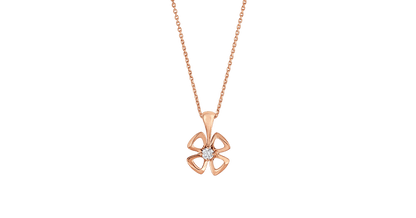 Pomuse FIOREVER NECKLACE DIAMOND CENTER