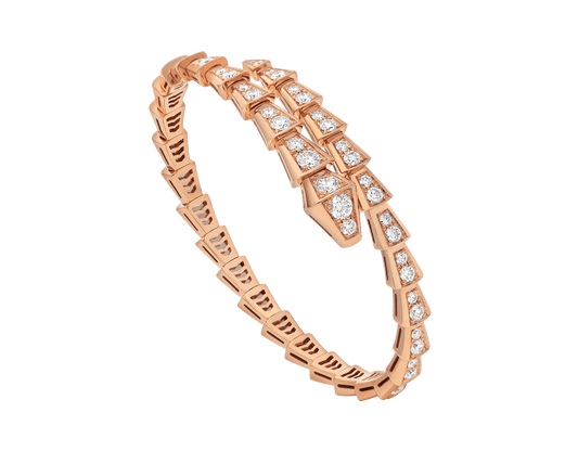 Pomuse SERPENTI ARMBAND 6,8 MM ROTGOLD DIAMANT 