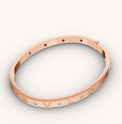 Pomuse ZERO 1 PINK GOLD 12 DIAMONDS BRACELET