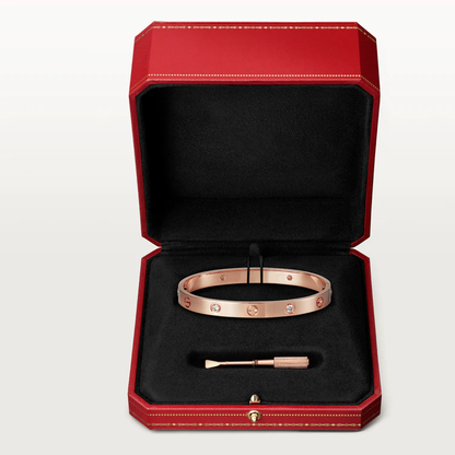 Pomuse LOVE BRACELET 6.1MM 4 DIAMONDS