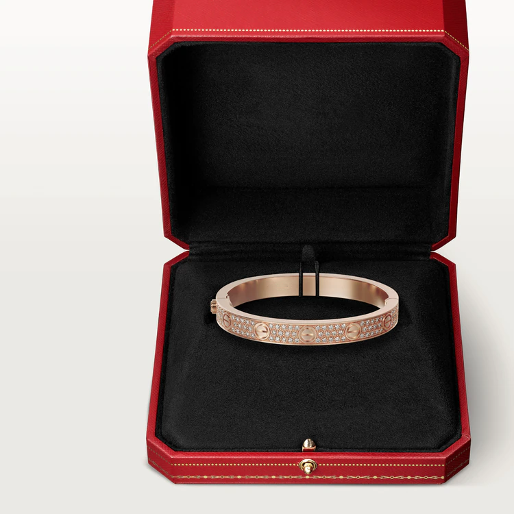 Pomuse LOVE BRACELET 6.1MM DIAMOND-PAVED