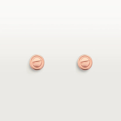 Pomuse LOVE EARRINGS PINK GOLD 7.2MM