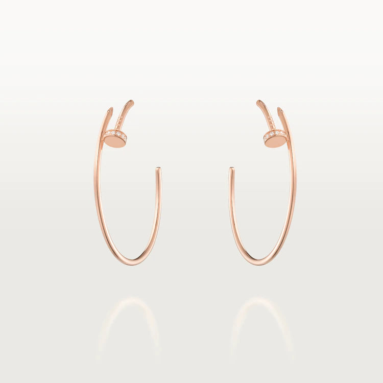 Pomuse JUSTE EARRINGS DIAMONDS 1.8MM