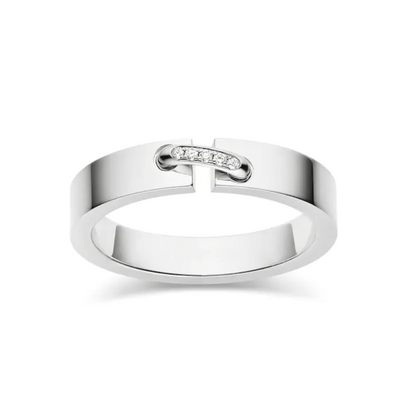 Pomuse ALLIANCE LIENS VIDENCE DIAMOND 4MM RING