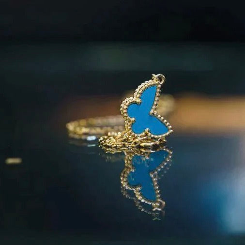 Pomuse BUTTERFLY TURQUOISE BUTTERFLY BRACELET
