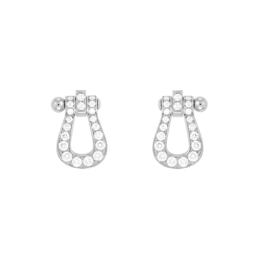 Pomuse FORCE 10 FULL DIAMOND STUD EARRINGS MINI MODEL