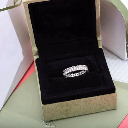 Pomuse PERLEE DIAMOND SILVER RING
