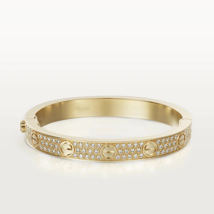 Pomuse LOVE BRACELET 6.1MM DIAMOND-PAVED
