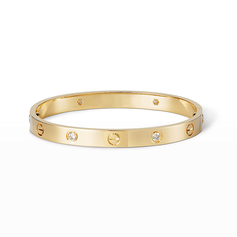 Pomuse LOVE BRACELET 6.1MM 4 DIAMONDS