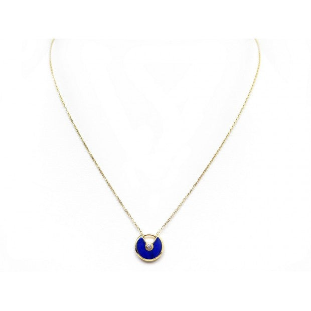 Pomuse AMULETTE ROSE GOLD AGATE NECKLACE