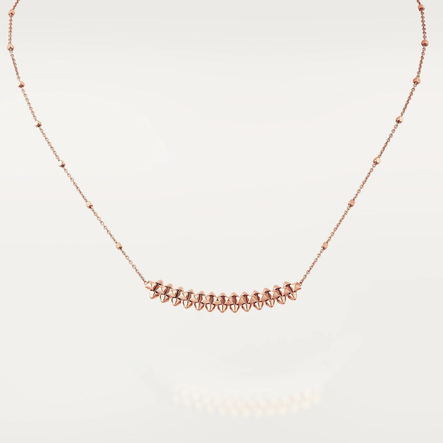 Pomuse CLASH PINK GOLD NECKLACE