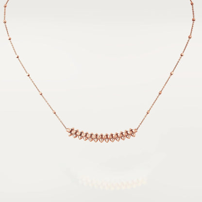 Pomuse CLASH PINK GOLD NECKLACE