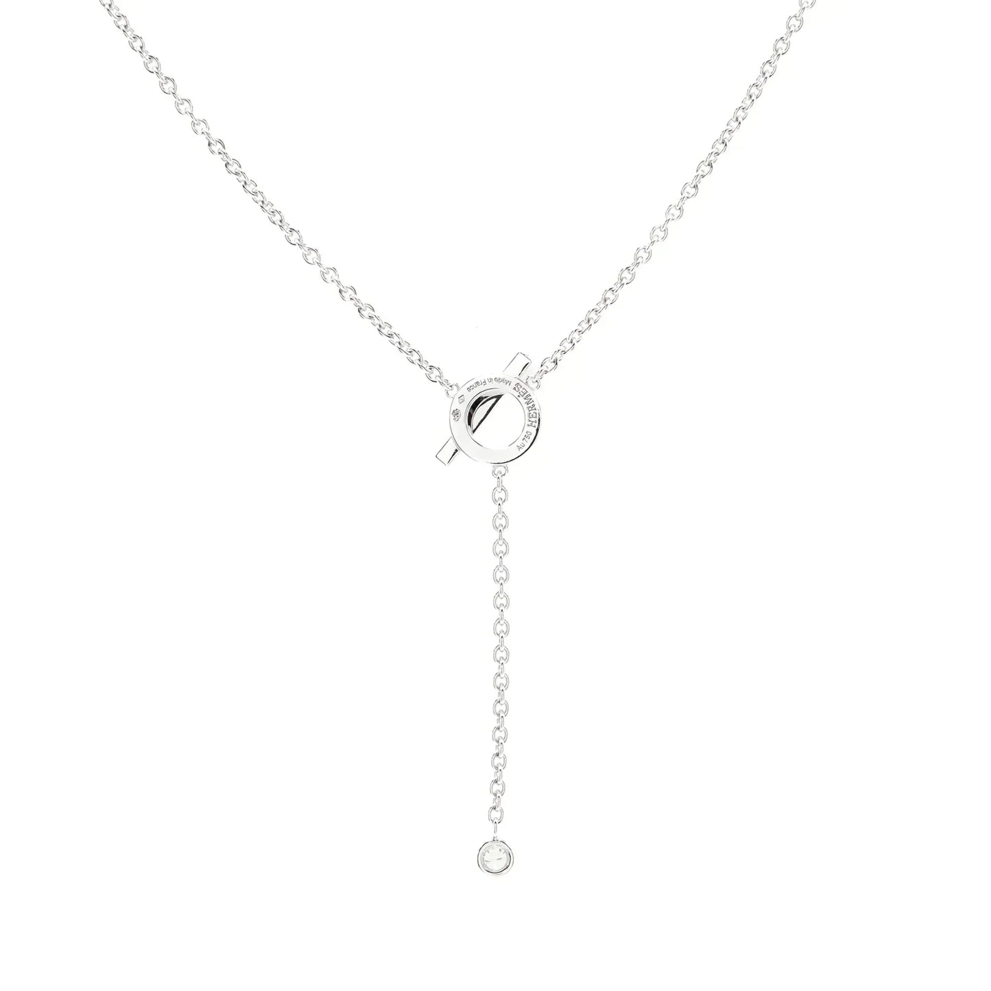 Pomuse FINESSE SILVER DIAMOND NECKLACE