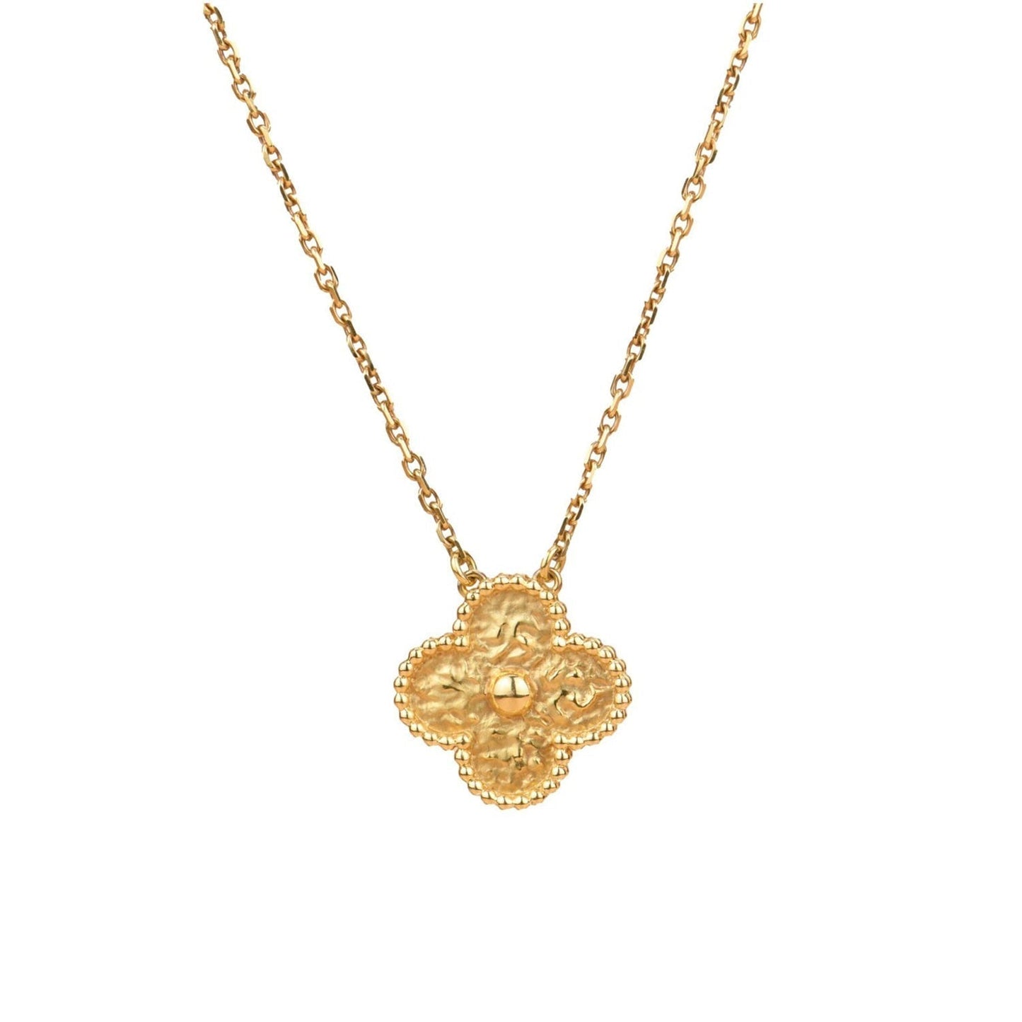Pomuse CLOVER 15MM  BRONZING NECKLACE
