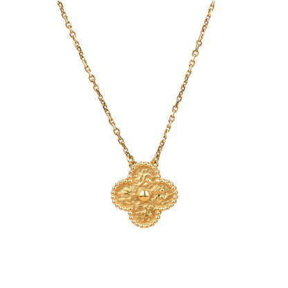 Pomuse CLOVER 15MM  BRONZING NECKLACE