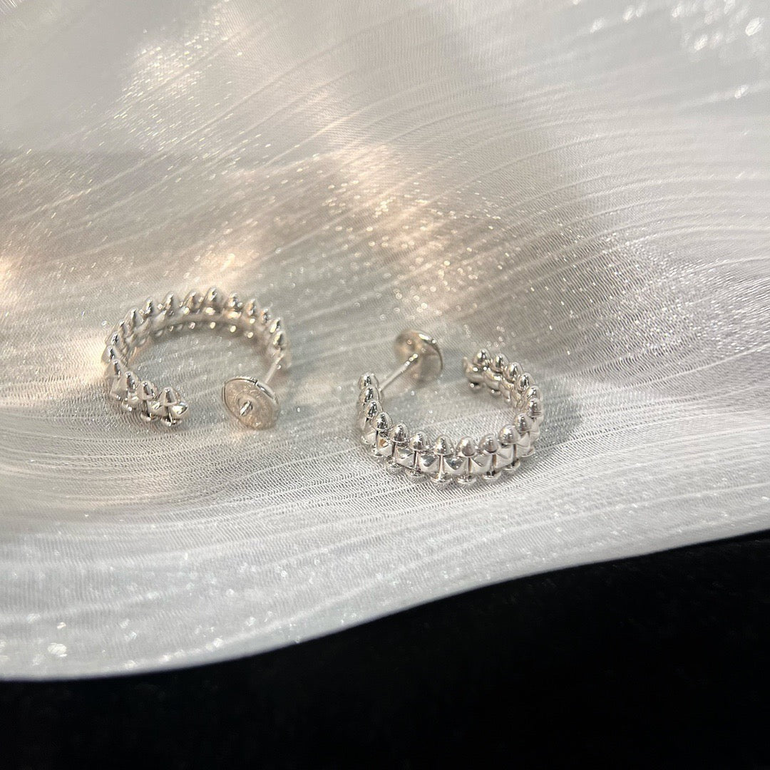 Pomuse CLASH SMALL HOOP EARRINGS