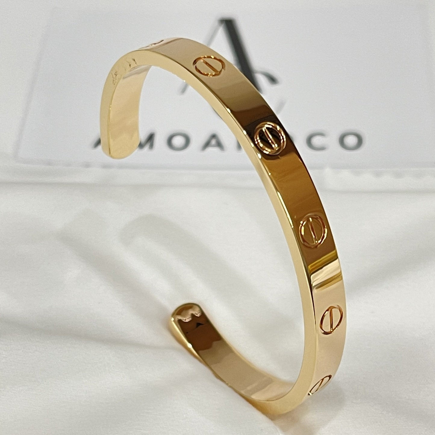 Pomuse LOVE BRACELET 6.1MM OPEN CUFF
