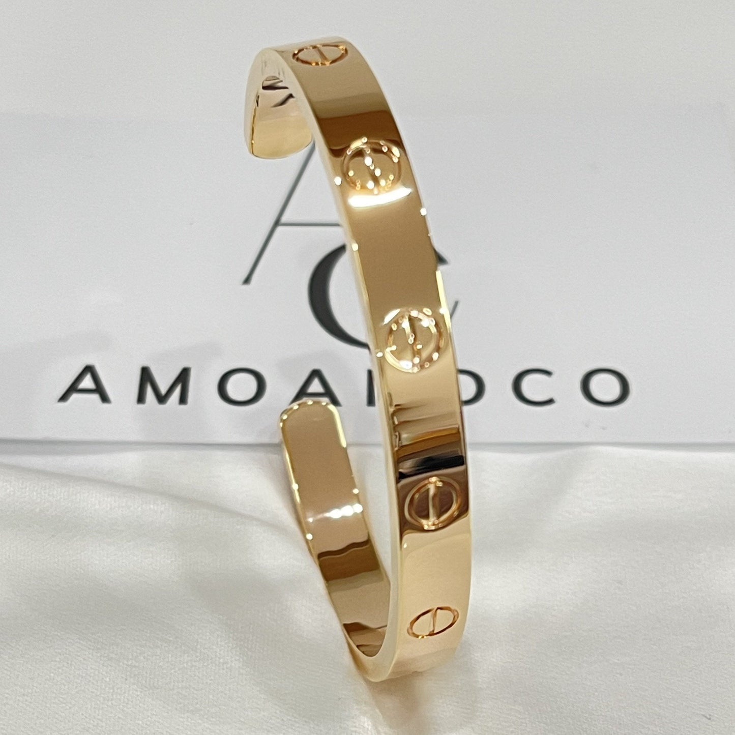 Pomuse LOVE BRACELET 6.1MM OPEN CUFF
