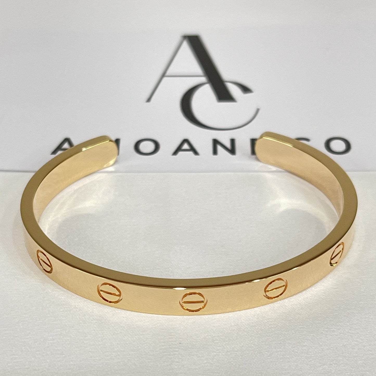 Pomuse LOVE BRACELET 6.1MM OPEN CUFF