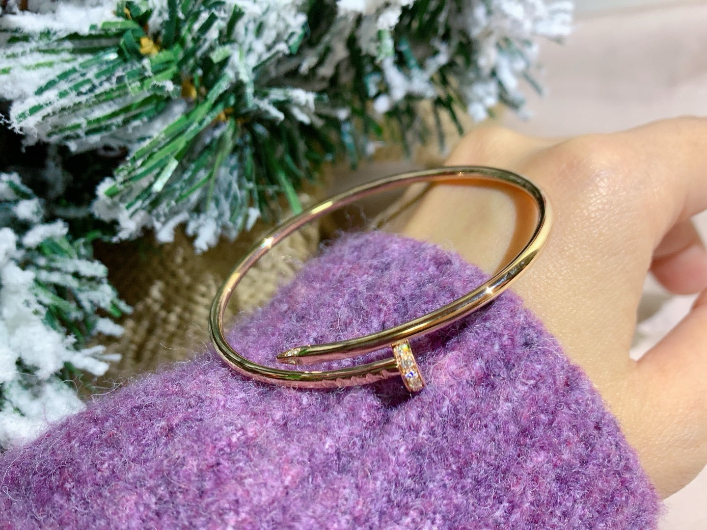 Pomuse JUSTE BRACELET 2.5MM DIAMONDS