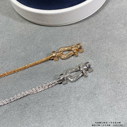Pomuse FORCE SMALL HORSESHOE  DIAMOND CHAIN ROPE BRACELET