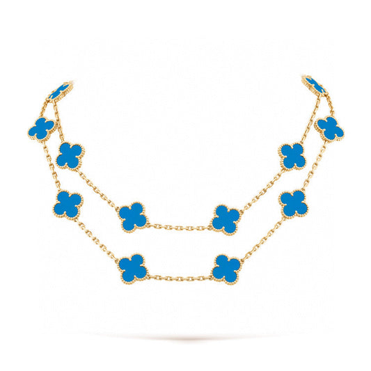 Pomuse CLOVER 20 MOTIFS TURQUOISE GOLD