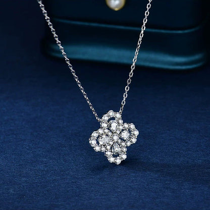 Pomuse Loop-Halskette mit Vollmotiv, Diamant, 16 mm, mehrere Farben