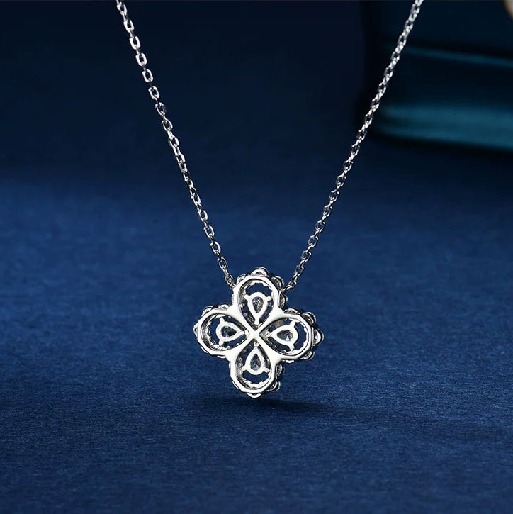 Pomuse Loop-Halskette mit Vollmotiv, Diamant, 16 mm, mehrere Farben