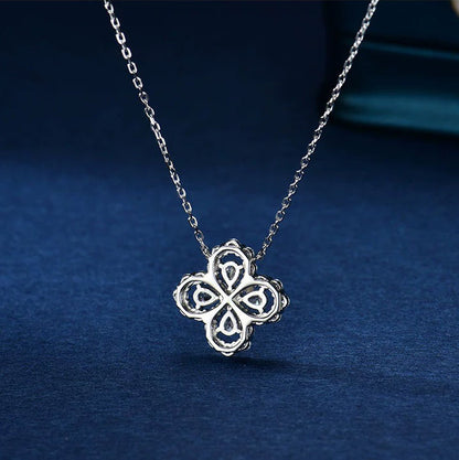 Pomuse Loop-Halskette mit Vollmotiv, Diamant, 16 mm, mehrere Farben