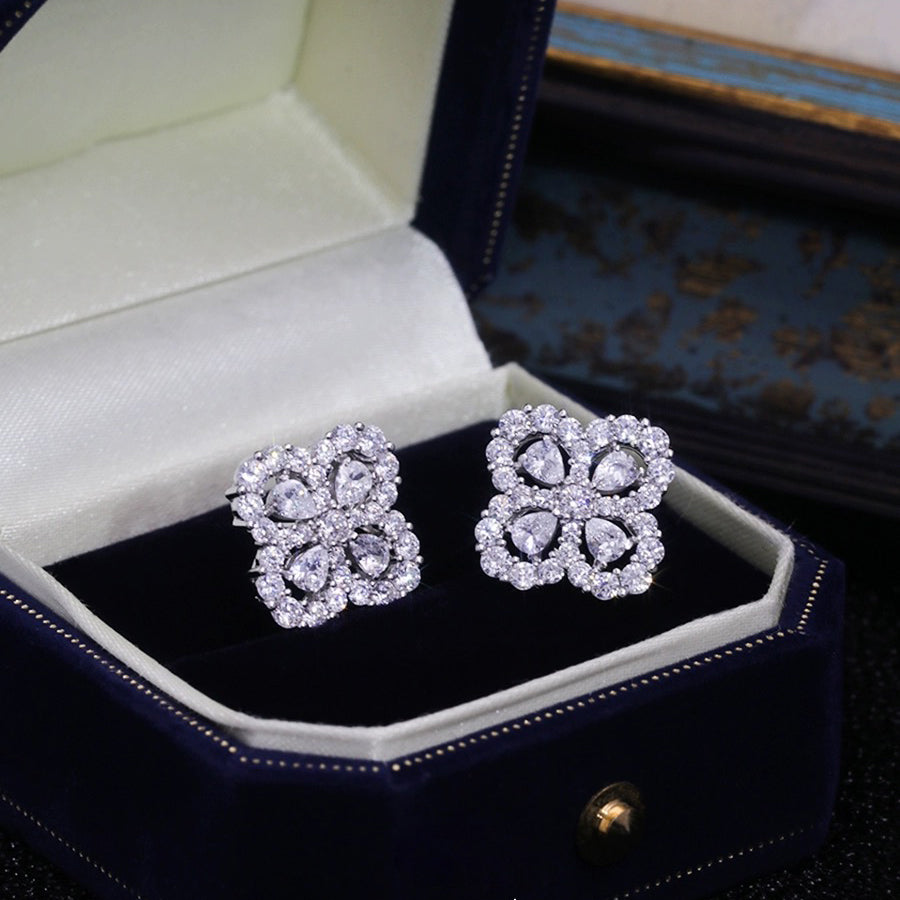 Pomuse LOOP NECKLACE FULL MOTIF DIAMOND COMBINATION