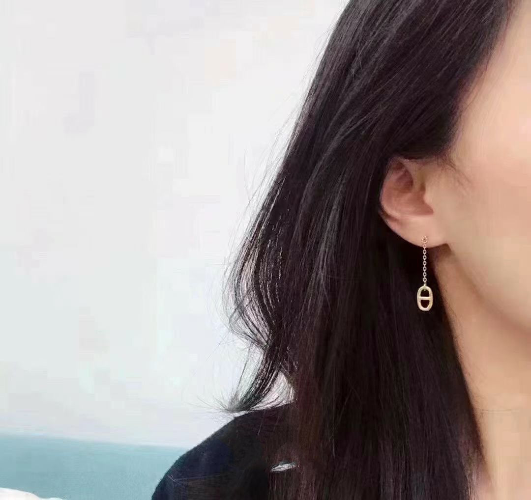 Pomuse CHAINE TASSEL EARRINGS