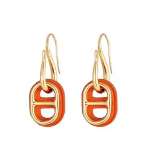 Pomuse HM O'MAILLON GOLD EARRINGS
