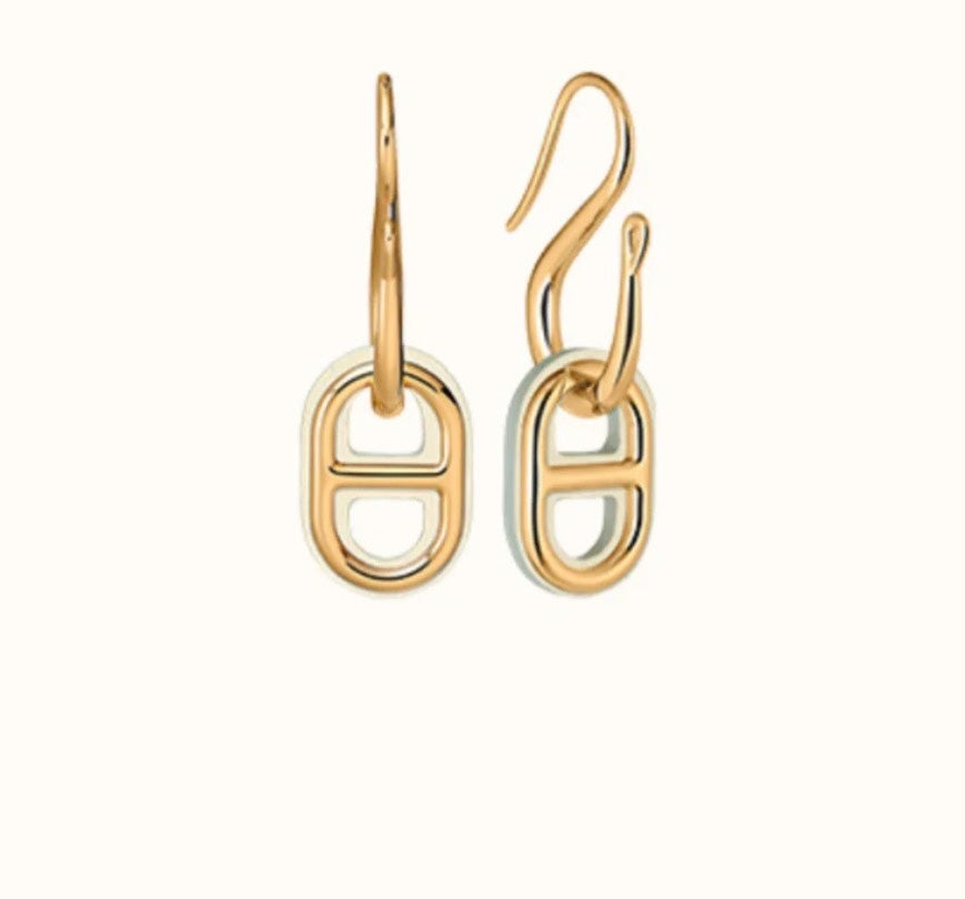 Pomuse HM O'MAILLON GOLD EARRINGS