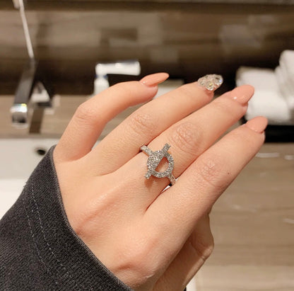 Pomuse ECHAPPEE RING SILVER DIAMOND