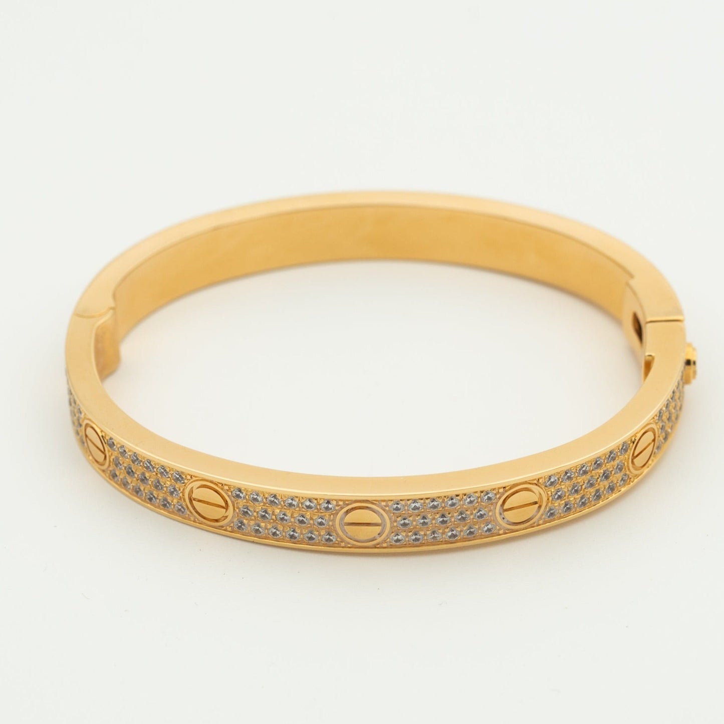 Pomuse LOVE BRACELET 6.1MM DIAMOND-PAVED