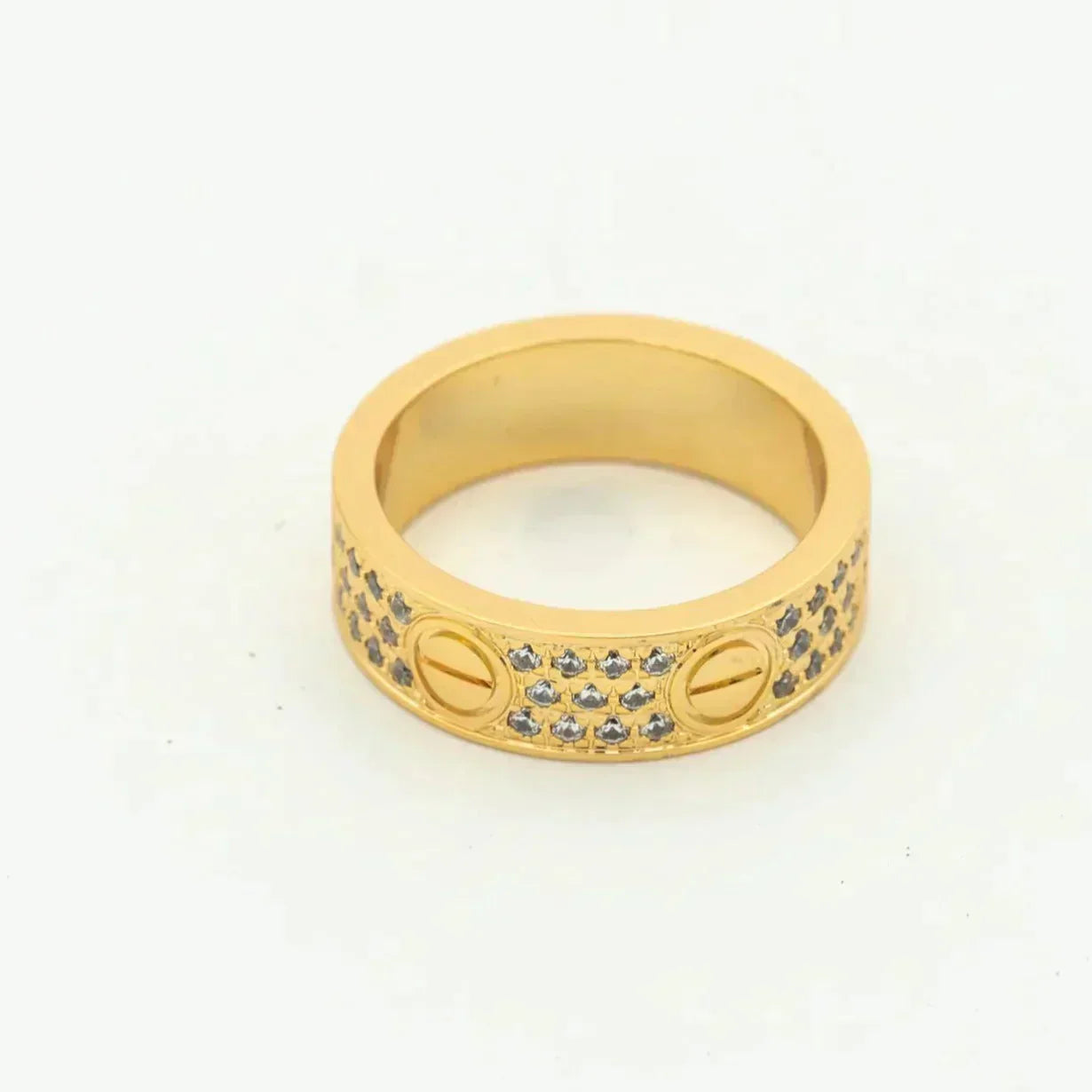 Pomuse LOVE RING 5.5MM DIAMONDS PAVED