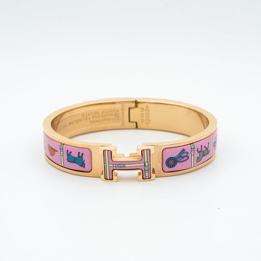 Pomuse H PINK GOLD BRACELET PINK CERAMIC