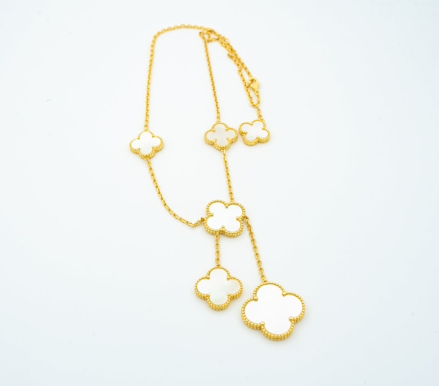 Pomuse CLOVER MOTHER OF PEARL NECKLACE 6 MOTIF