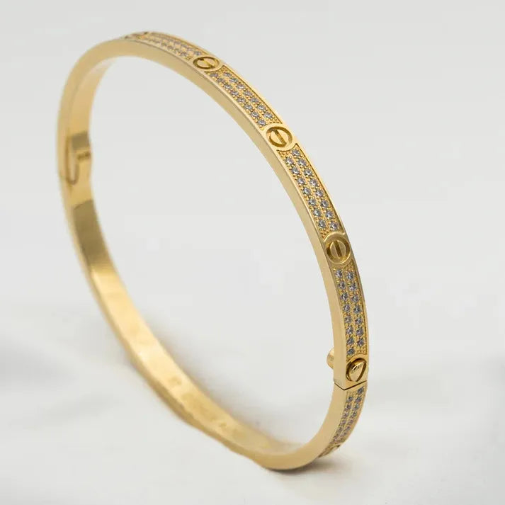 Pomuse LOVE BRACELET 3.65MM DIAMOND-PAVED