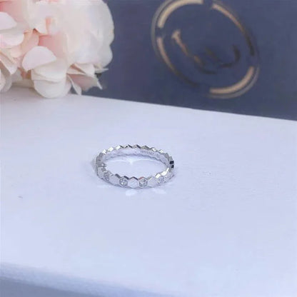 Pomuse BEE LOVE RING SILVER DIAMOND