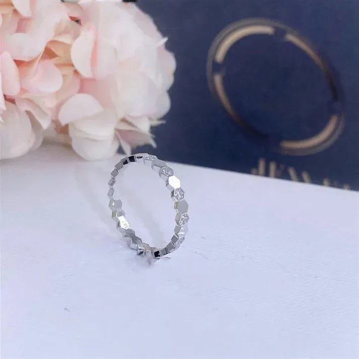 Pomuse BEE LOVE RING SILVER DIAMOND